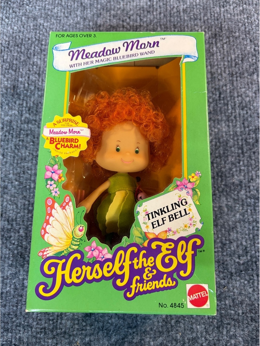 Mattel Herself the Elf & Friends Meadow Morn Play Doll 5in MPN 4845 1982
